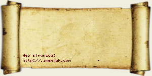 Una Jakišić vizit kartica